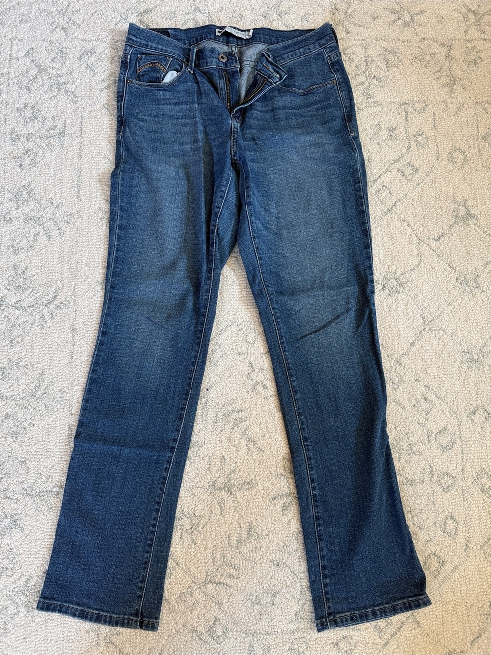 Levi's Blue Straight Leg Women's Jeans